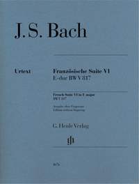 Bach, J S: French Suite VI BWV 817