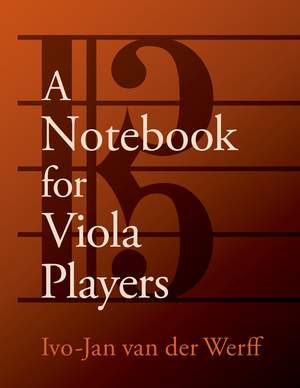 A Notebook for Viola Players Product Image