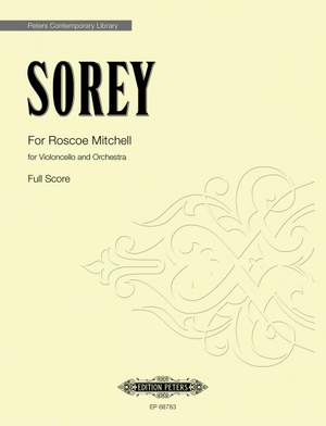 Sorey, Tyshawn: For Roscoe Mitchell