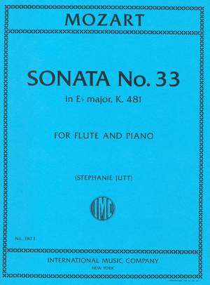 Wolfgang Amadeus Mozart: Sonata No. 33