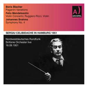 Blacher, Mendelssohn & Brahms: Orchestral Works (Live)