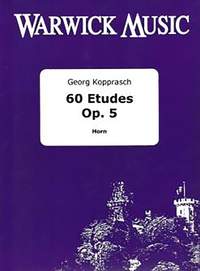 Georg Kopprasch: 60 Etudes Op. 5 (Cor Alto)