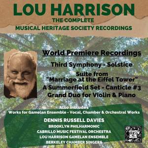 Lou Harrison - The Complete Musical Heritage Society Recordings