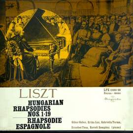 Magyar rapszódiák zongorára (Xiv-xix.); Spanyol rapszódia