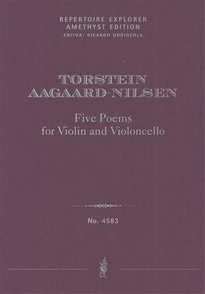 Aagaard-Nilsen, Torstein: Five Poems for Violin and Violoncello