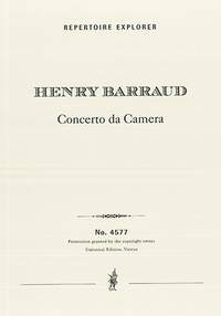 Barraud, Henry: Concerto da Camera (1934)