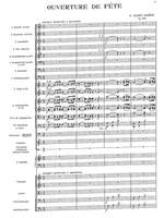 Saint Saens, Camille: Ouverture de Fete Op. 133 for orchestra Product Image