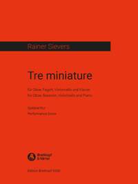 Sievers, Rainer: Tre miniature