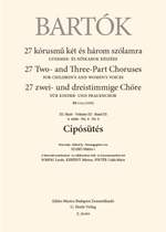 Bartok, Bela: Ciposutes (upper voices) Product Image