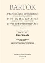 Bartok, Bela: Huszarnota (upper voices) Product Image