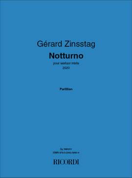 Gérard Zinsstag: Notturno