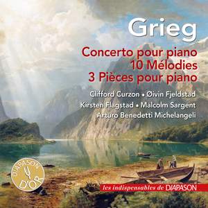 Grieg: Concerto pour piano, 10 Mélodies & 3 Pièces pour piano (Les indispensables de Diapason)