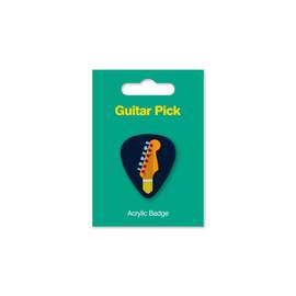 Acrylic Badge - Guitar Pick