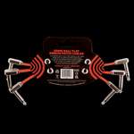 Ernie Ball 6" Flat Ribbon Patch Cable 3-pack - Red Product Image