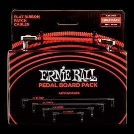 Ernie Ball Flat Ribbon Pedalboard Multi Pack - Red