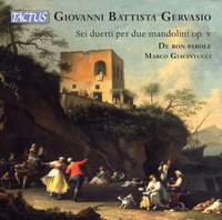 Giovanni Battista Gervasio: Six Duets For Two Mandolins, Op. V