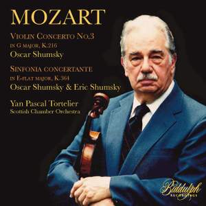 Wolfgang Amadeus Mozart: Violin Concerto No. 3; Sinfonia Concertante Product Image
