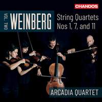 Mieczysław Weinberg: String Quartets Nos. 1, 7 & 11 (vol. 2)