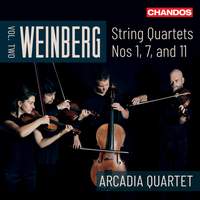 Mieczysław Weinberg: String Quartets Nos. 1, 7 & 11 (Vol. 2)