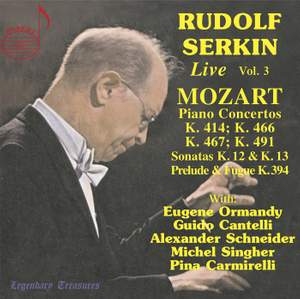 Rudolf Serkin Live, Vol. 3
