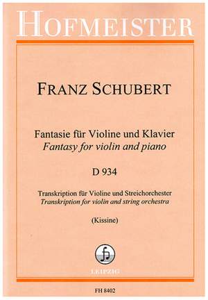Franz Schubert: Fantasie für Violine und Klavier D934