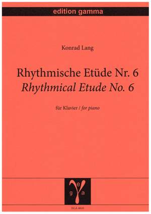 Konrad Lang: Rhythmische Etüde Nr. 6
