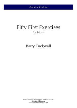 Barry Tuckwell: Fifty First Exercises for Horn
