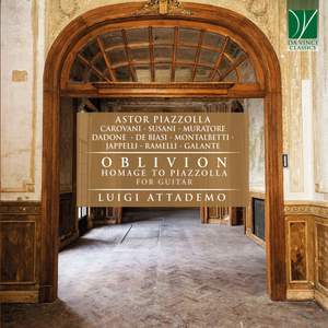 Oblivion: Homage to Piazzolla, for Guitar