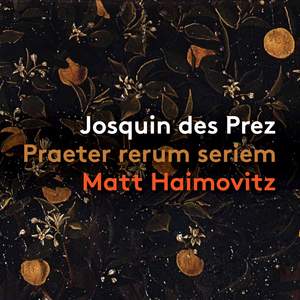Josquin: Præter rerum seriem, NJE 24.11 (Arr. M. Haimovitz for Cello Ensemble)