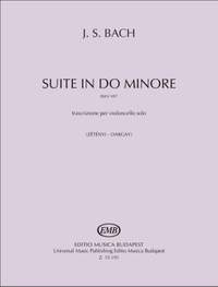 Bach, Johann Sebastian: Suite in Do minore (BWV 997) (cello)