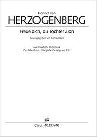 von Herzogenberg, Heinrich: Freue dich, du Tochter Zion