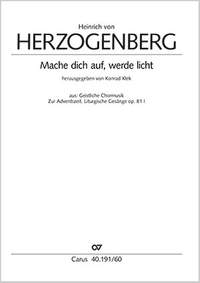 von Herzogenberg, Heinrich: Lift yourself up and be bright