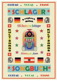 100 Deutsche Kult-Schlager + 100 Gitarren-Playbacks (MP3): Songbuch mit Texten & Akkorden