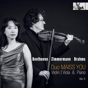 Beethoven, Zimmerman & Brahms: Sonatas For Viola & Piano