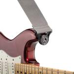 D'Addario Auto Lock Polypro Guitar Strap, Silver  Product Image