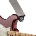 D'Addario Auto Lock Polypro Guitar Strap, Silver Product Image