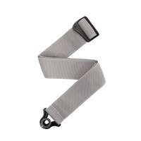 D'Addario Auto Lock Polypro Guitar Strap, Silver 