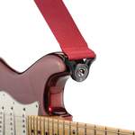 D'Addario Auto Lock Polypro Guitar Strap, Red  Product Image