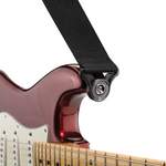 D'Addario Auto Lock Polypro Guitar Strap, Black  Product Image