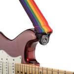 D'Addario Auto Lock Polypro Guitar Strap, Rainbow Product Image