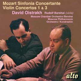 Mozart: Sinfonia Concertante & Violin Concertos Nos. 1 & 3