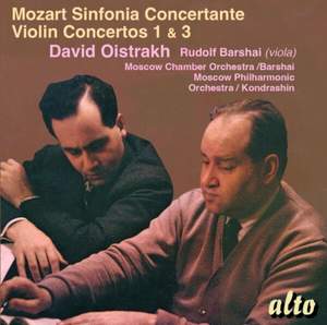 Mozart: Sinfonia Concertante & Violin Concertos Nos. 1 & 3