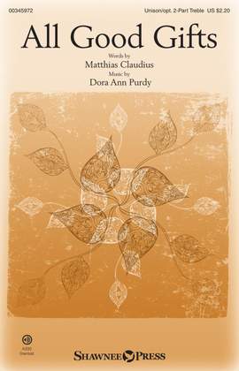 Dora Ann Purdy_Matthias Claudius: All Good Gifts