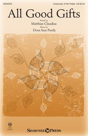 Dora Ann Purdy_Matthias Claudius: All Good Gifts
