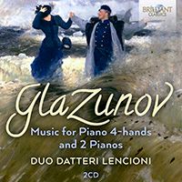 Glazunov: Music For Piano 4-Hands and 2 Pianos