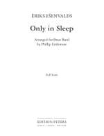 Eriks Esenvalds: Only In Sleep Product Image