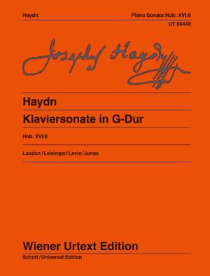 Haydn, J: Klaviersonate Hob. XVI:6