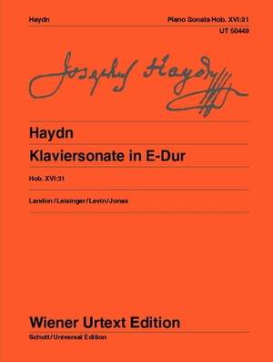 Haydn, J: Klaviersonate Hob. XVI:31