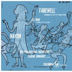 Haydn: Symphony No. 45 'Farewell' & Sympony No. 7 'Le Midi'