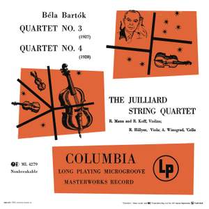 Bartók: Quartet No. 3 & Quartet No. 4